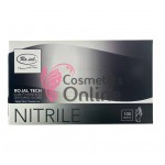 Manusi din nitril negre Roial Tech 100 buc marimea S, art GUA 3948S